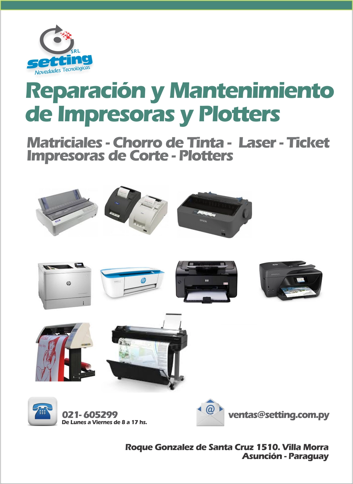 Reparación de impresoras