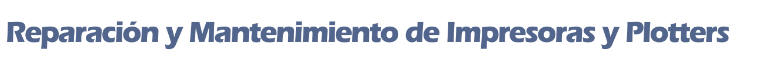 Mantenimiento y Reparacin de impresoras