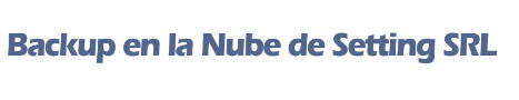 Backup en la nube