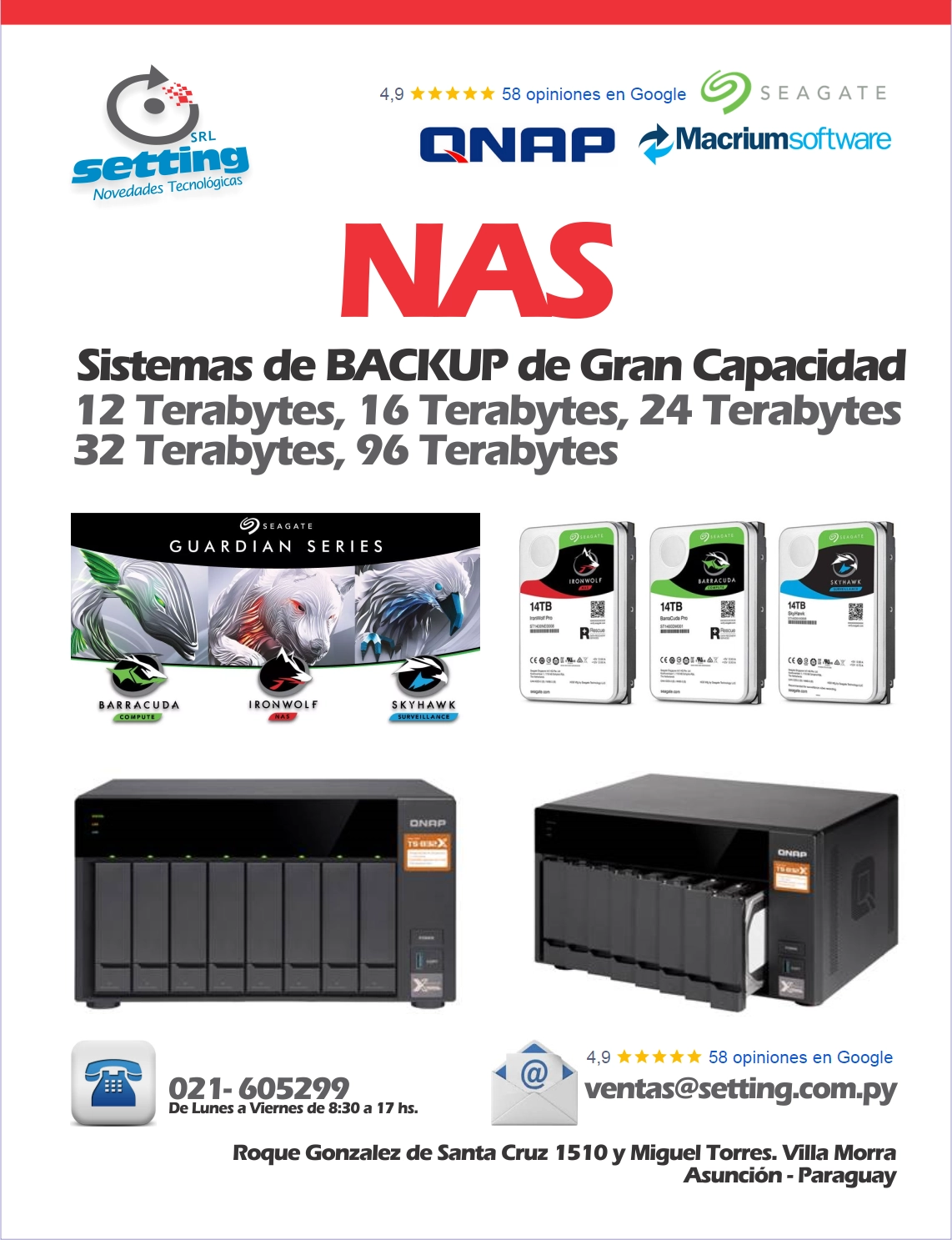 NAS Qnap Paraguay