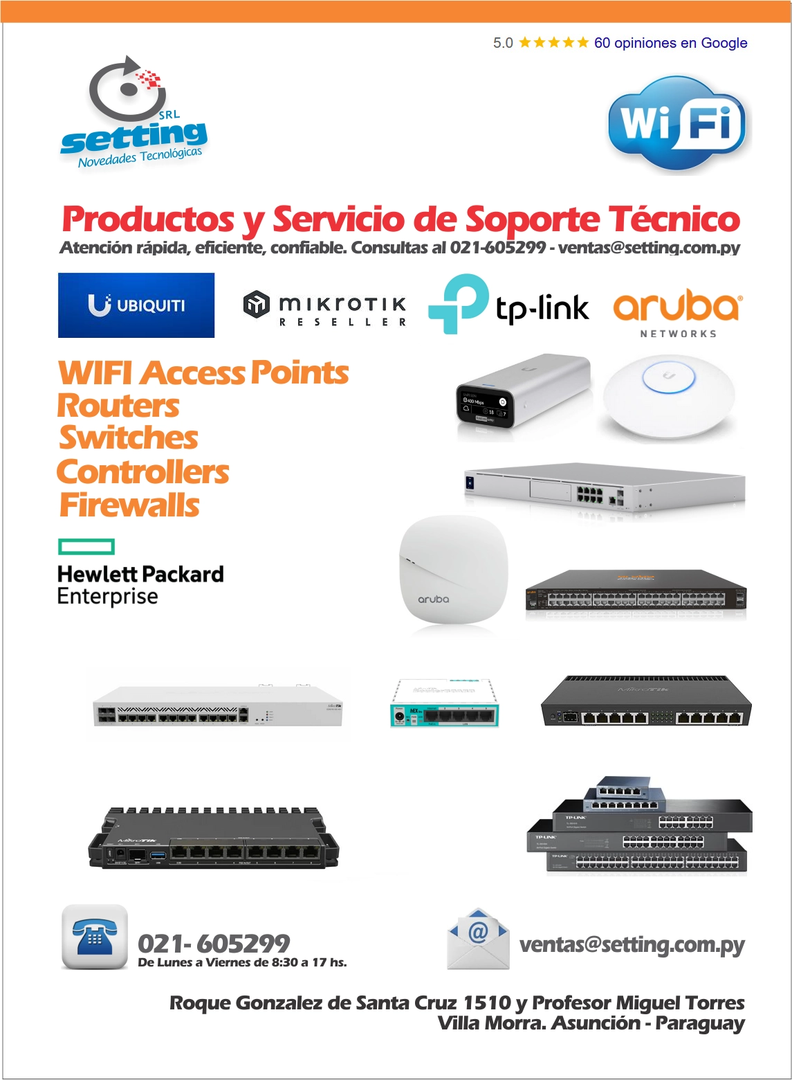 Productos Ubiquiti Unifi en Paraguay